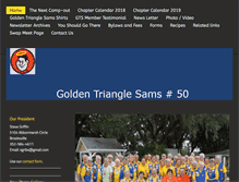 Tablet Screenshot of goldentrianglesams.com